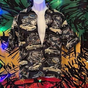 NWOT Reyn Spooner Ford Muscle Car Hawaiian Shirt